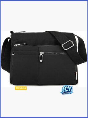 Waterproof Lightweight Crossbody Bag with Multiple Pockets